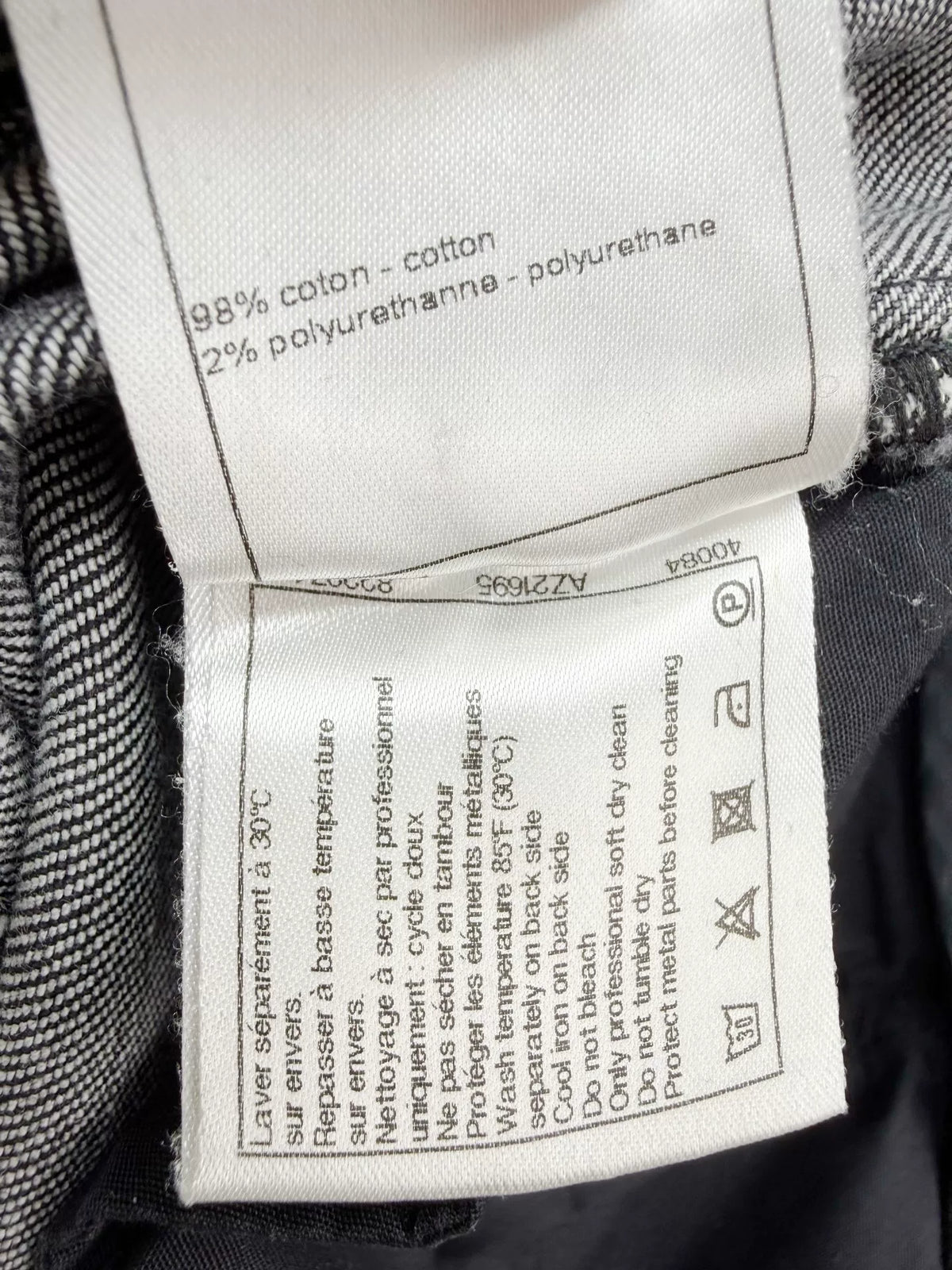 Chanel Distressed Denim Jeans