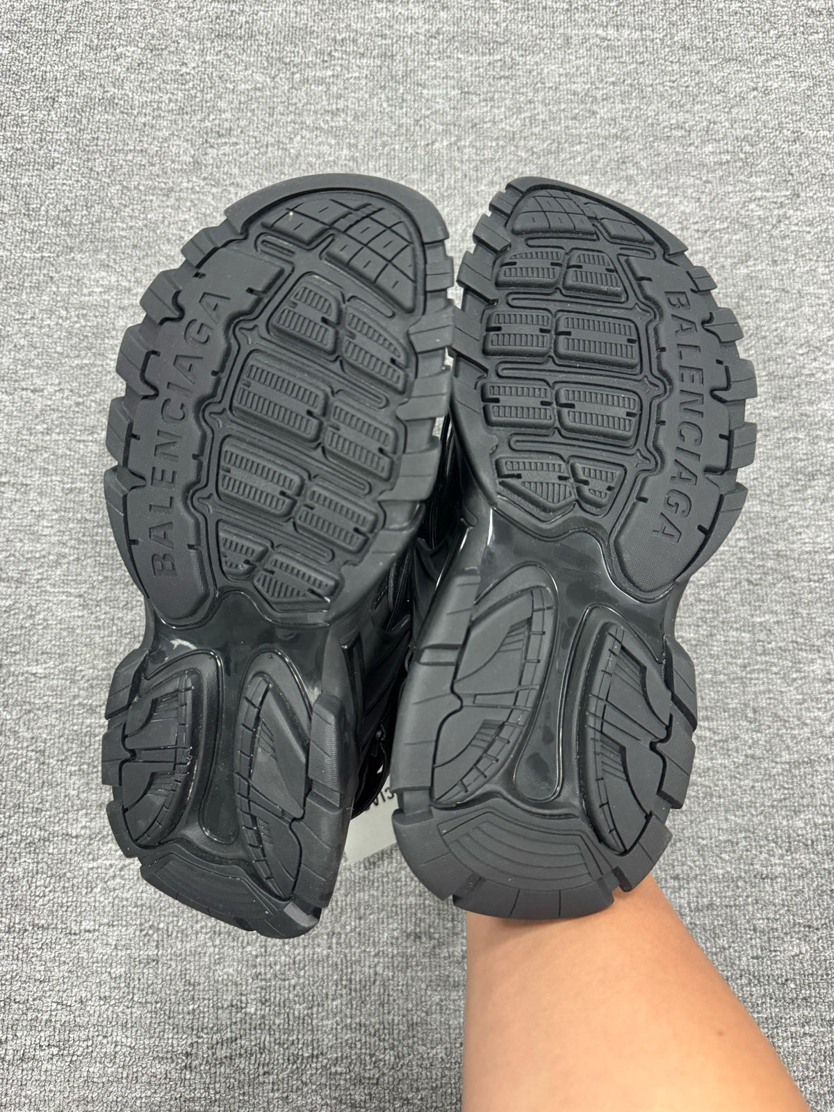 Balenciaga Track Black Sandals