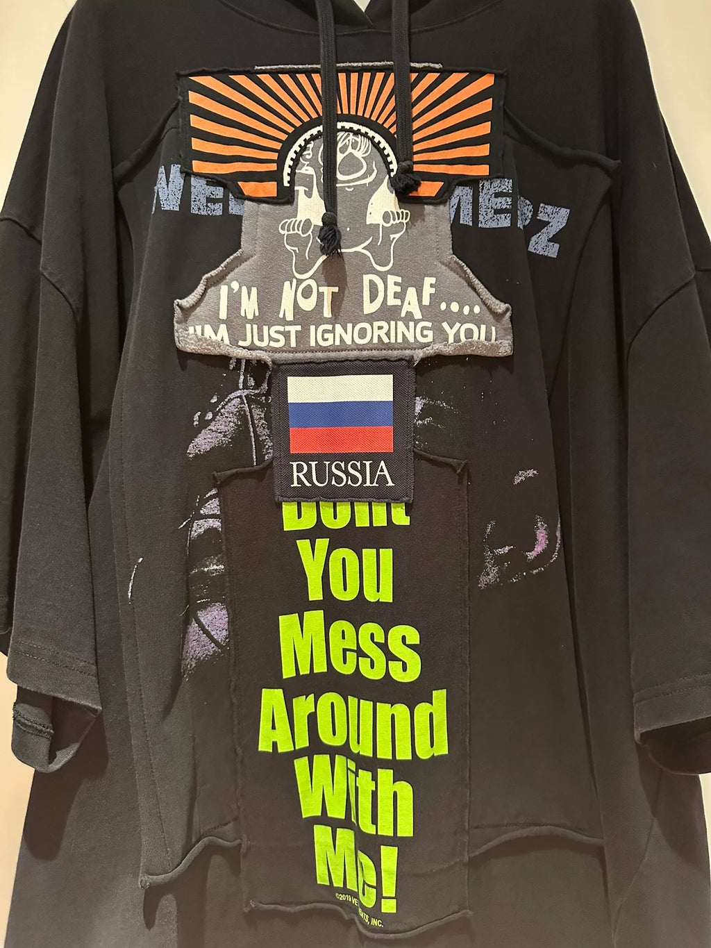 Vetements Anti-War Patch Show Version Short-Sleeve T-Shirt