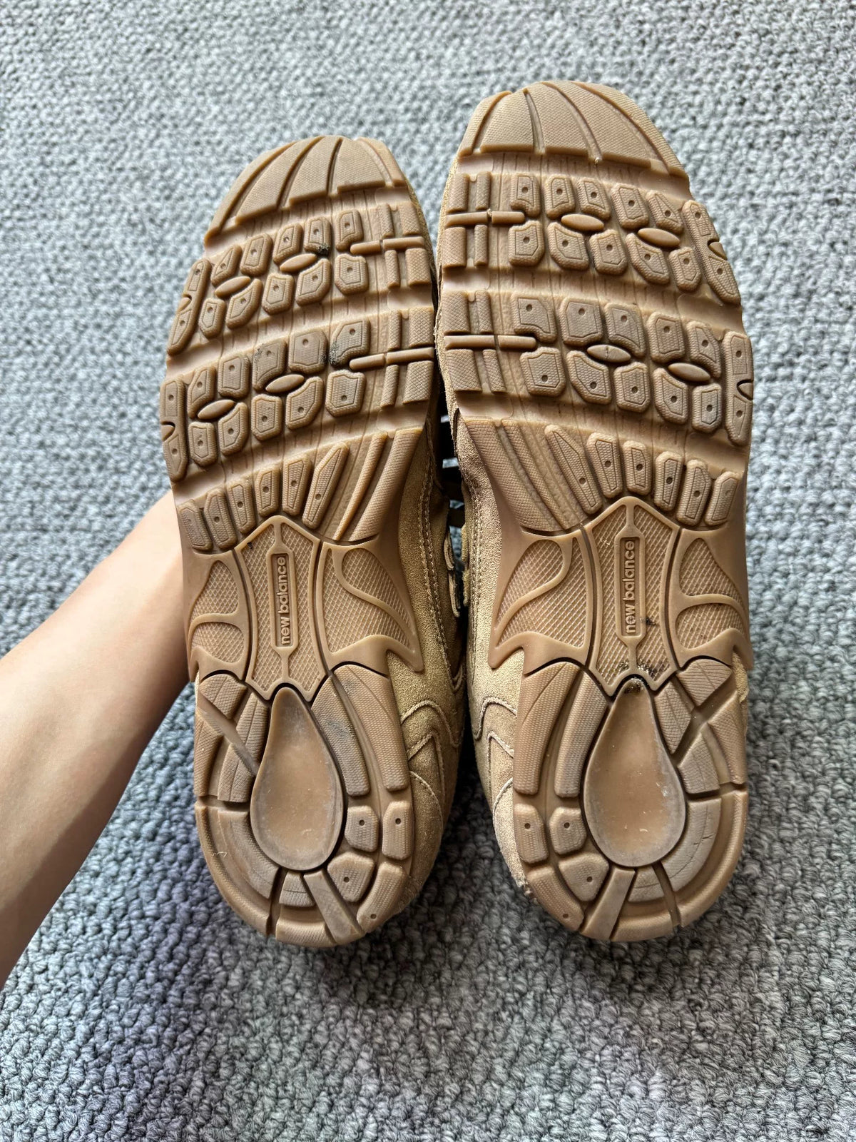 MiuMiu x × New Balance 530 Brown Suede German Army Trainers