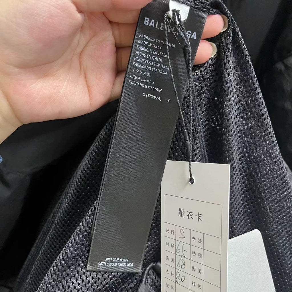Balenciaga Black Letter Logo Jacket