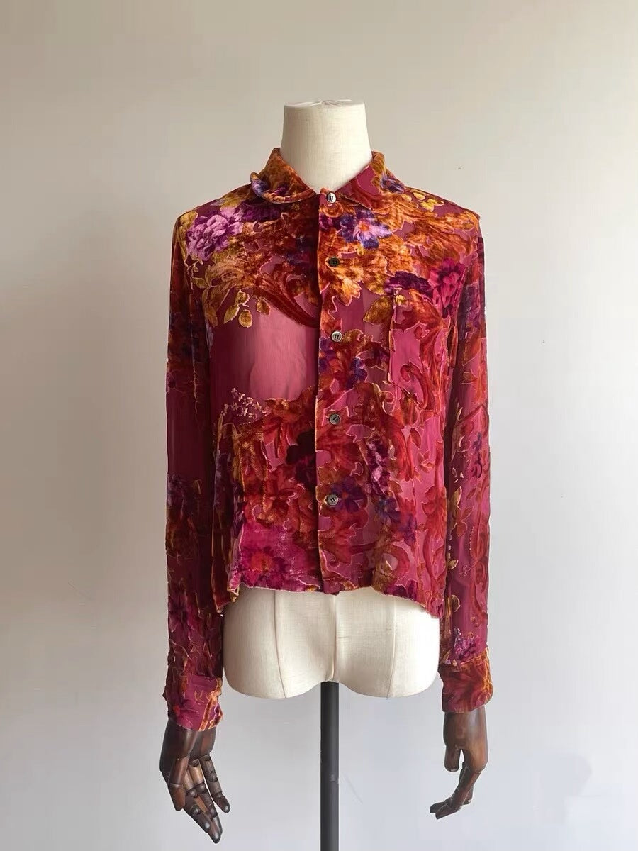 Comme Des Garcons Flocked 1999 Shirt