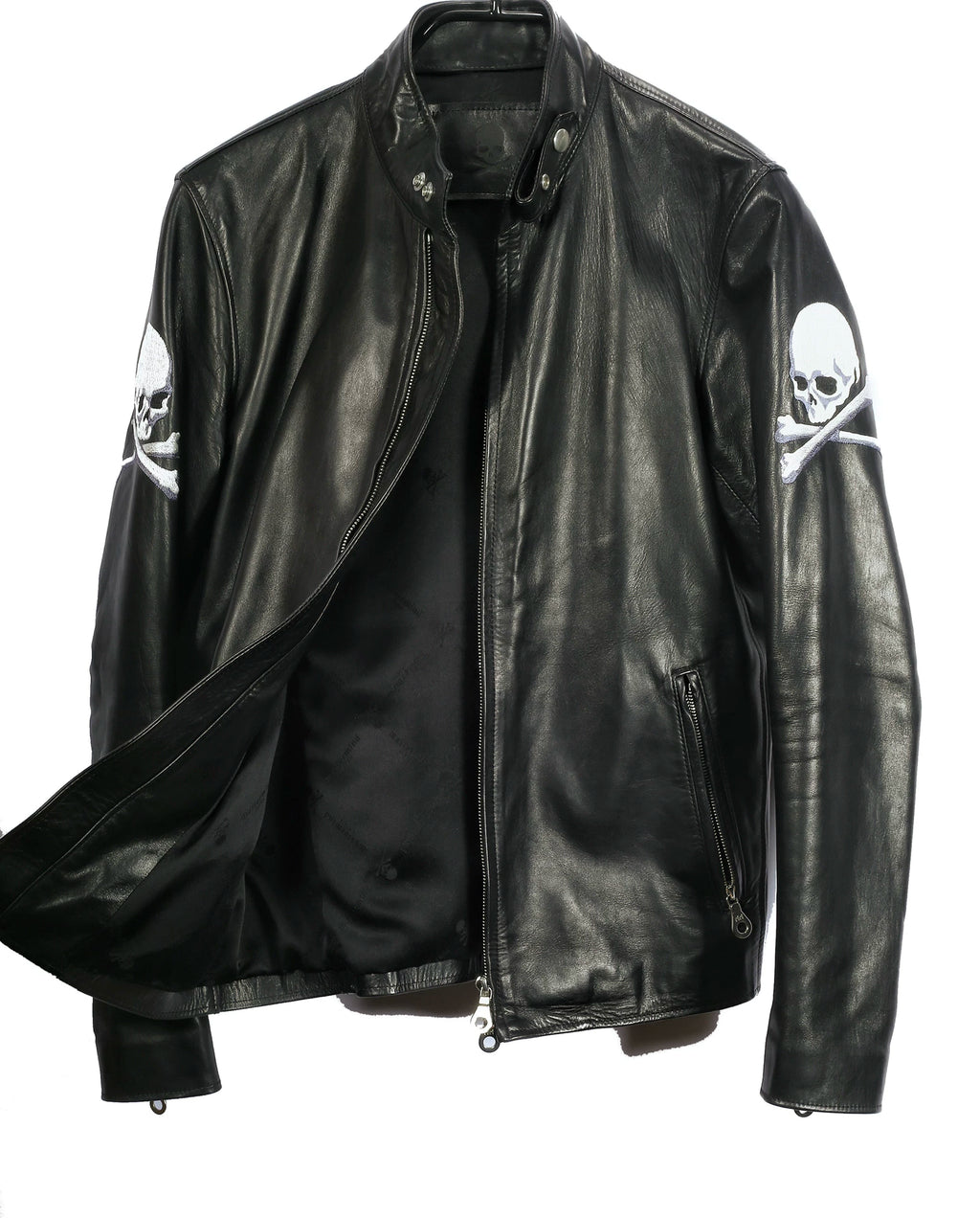 Mastermind Japan Embroidered Skull Leather Hiro Exile Pride Jacket