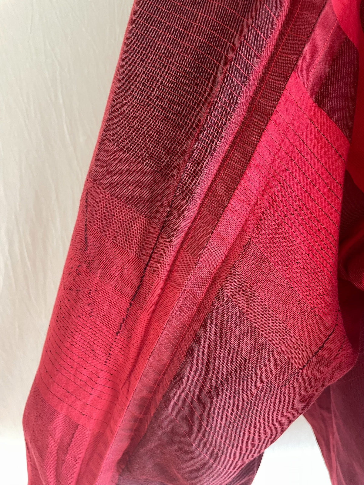 Issey Miyake Crimson Peeling Top