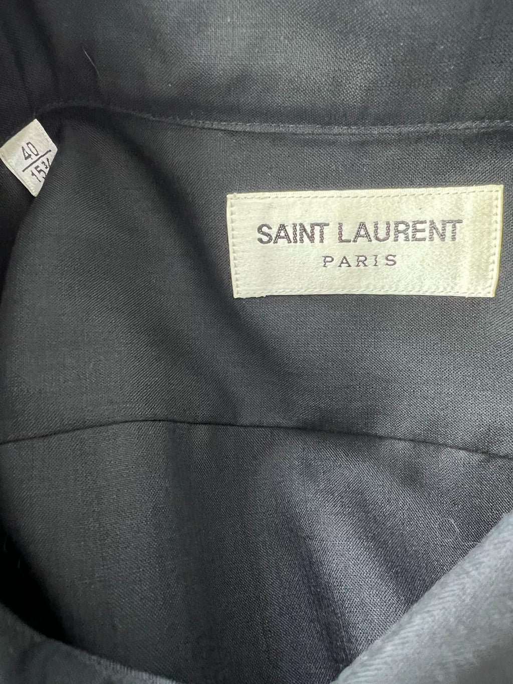 Saint Laurent 2019 Virgin Wool Tuxedo Shir