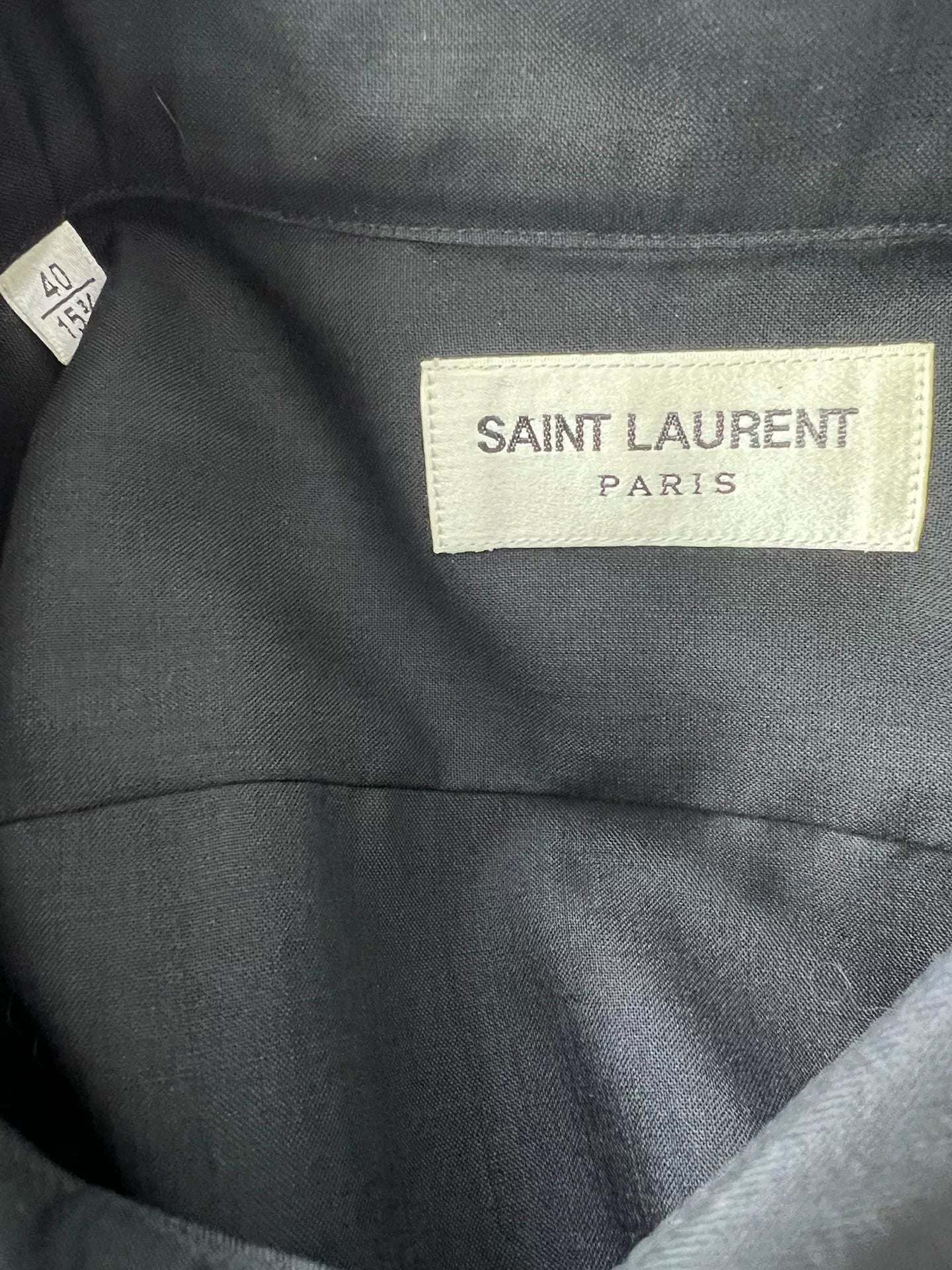 Saint Laurent 2019 Virgin Wool Tuxedo Shir