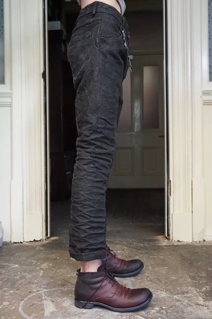 Layer-0 FW17 Green/Grey Sail Hemp 5p Trousers