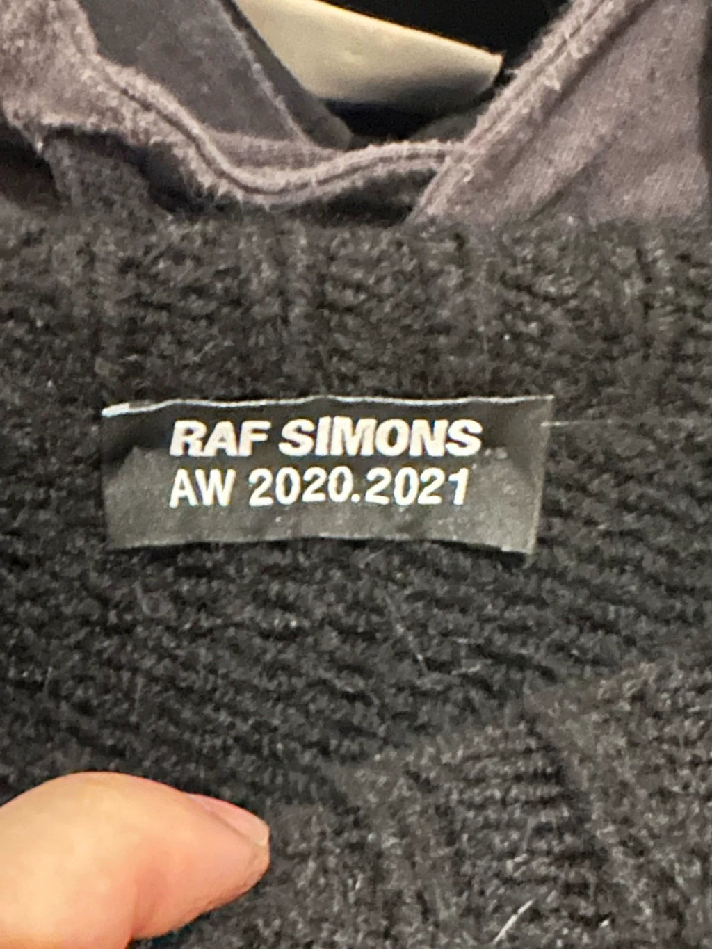 Raf Simons Flocked Sweater