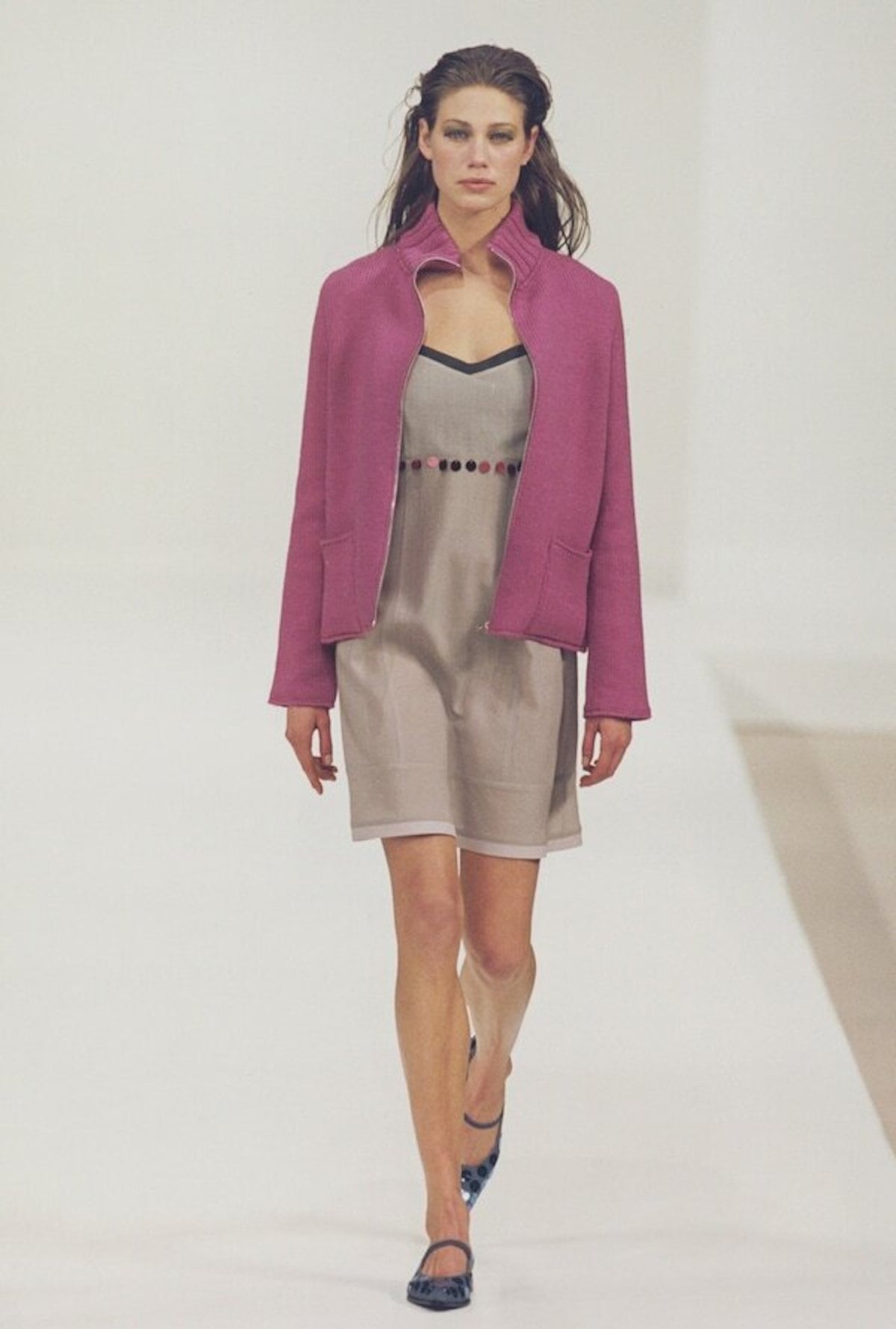 Miu Miu AW97 Turtleneck Zip-Up Knit Jacket
