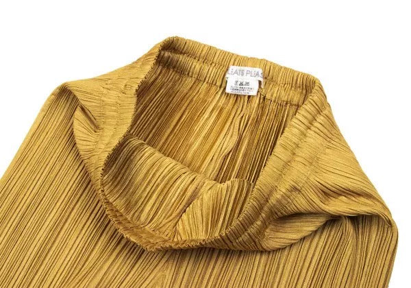 Issey Miyake Vintage Gold Pleated Pants