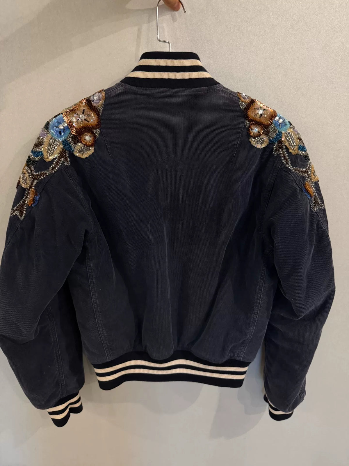 Gucci Sequin and Feather Embroidered Jacket