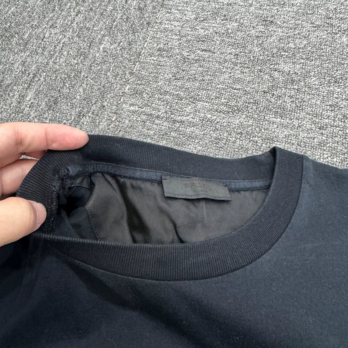 Prada Triangle Logo Pocket Short-Sleeve Top