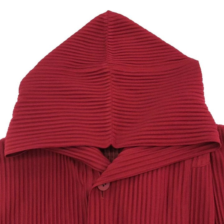 Issey Miyake AW19 Hooded Pleated Coat