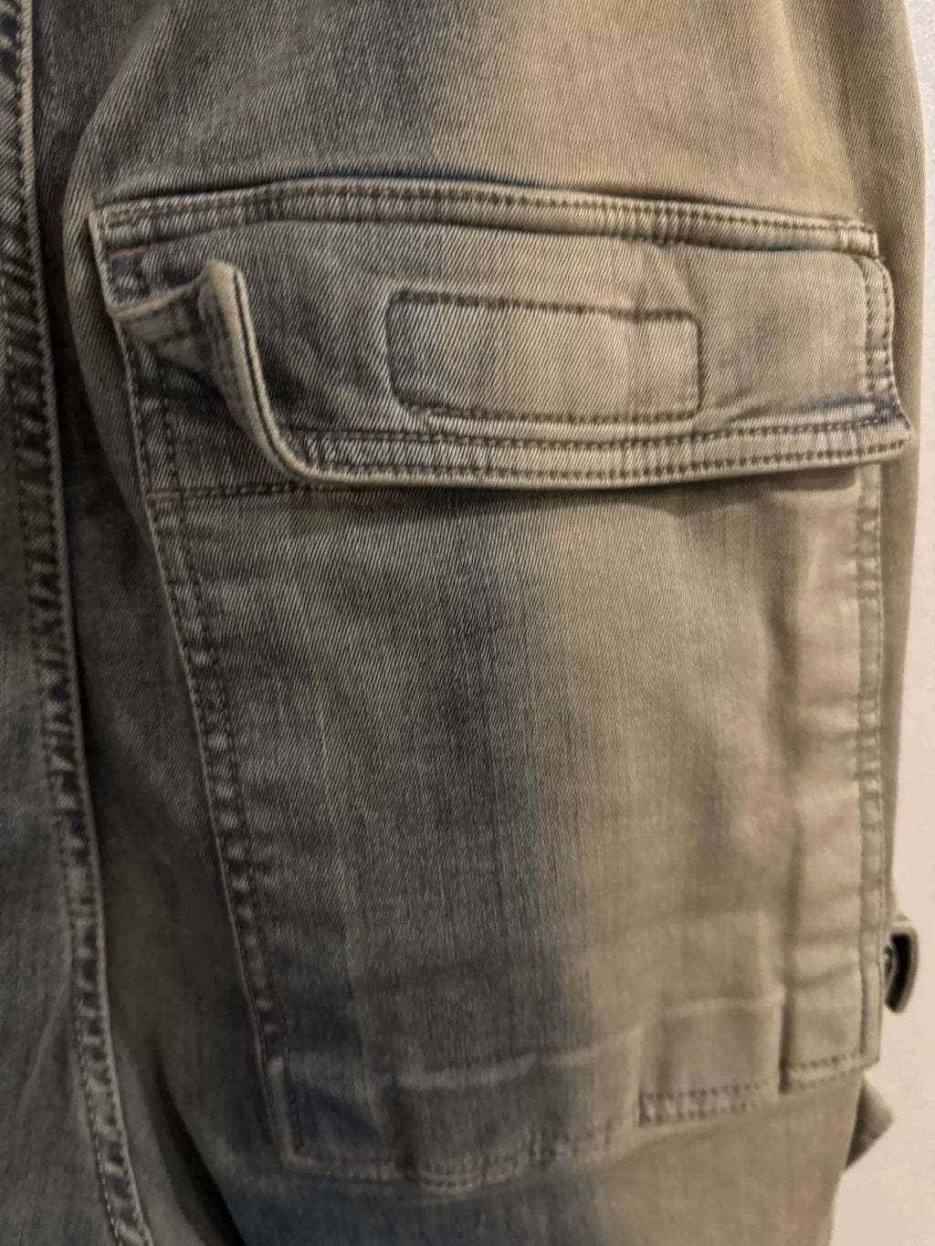 Rickwens bela light-washed pocket long pants