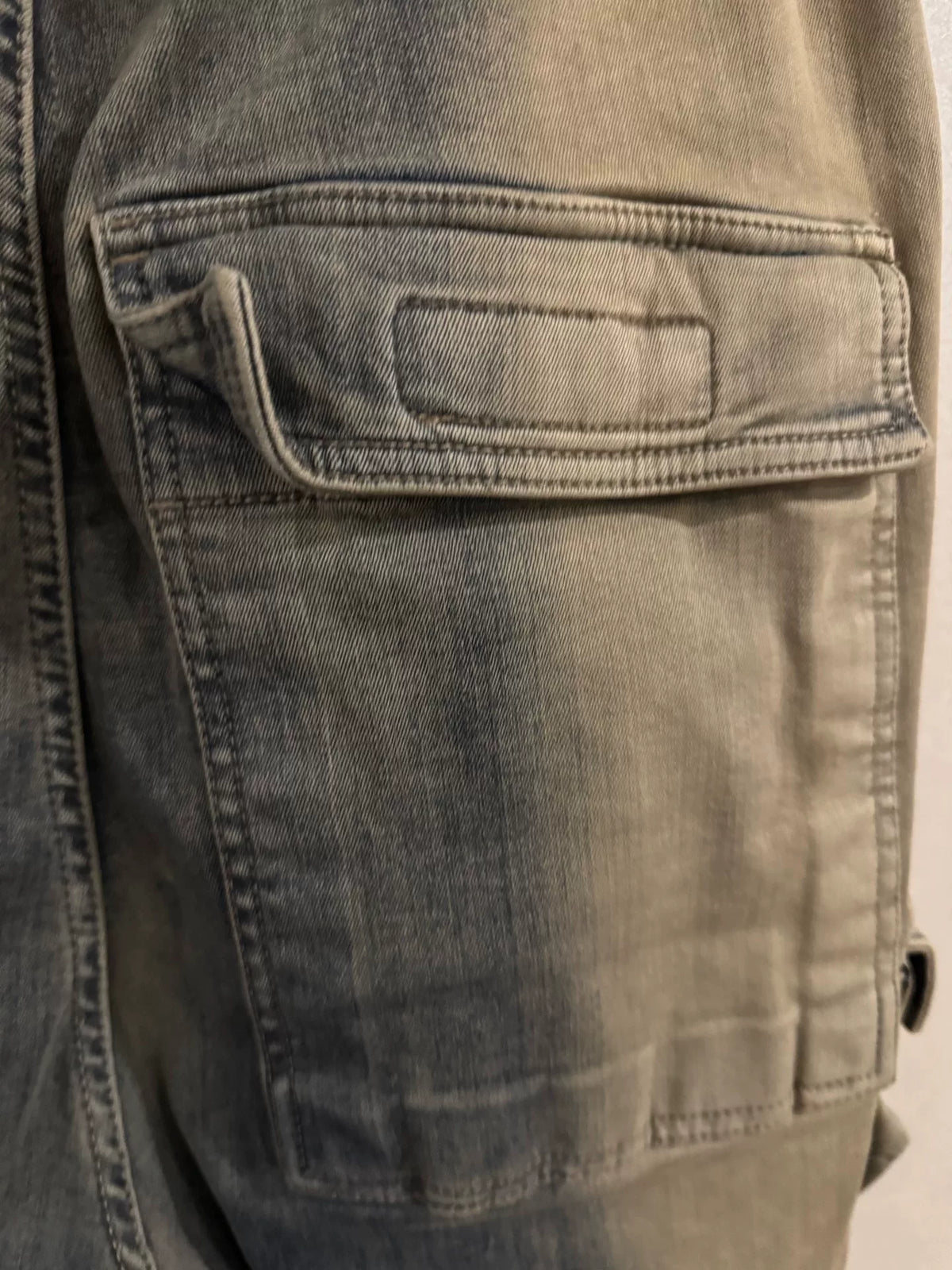Rickwens bela light-washed pocket long pants