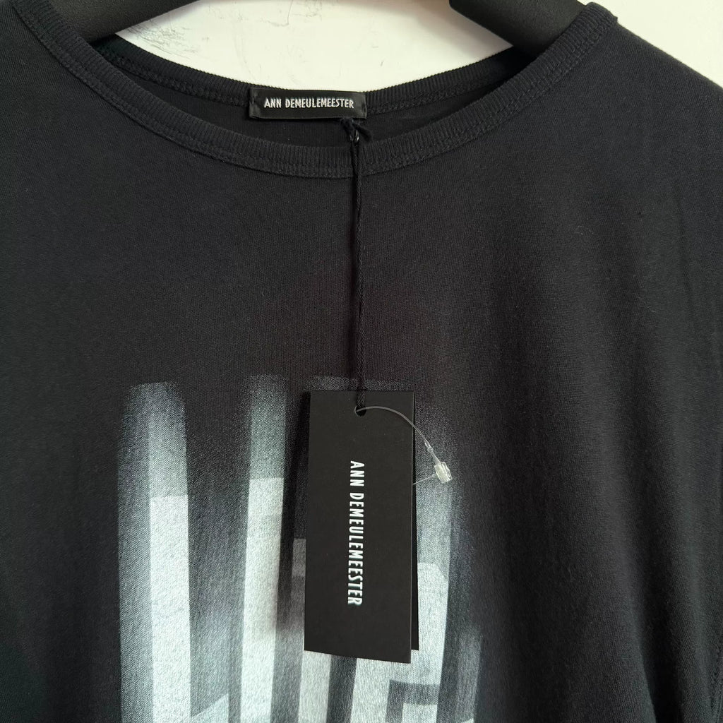 Ann Demeulemeester M/L Life Print Short Sleeve T-Shirt