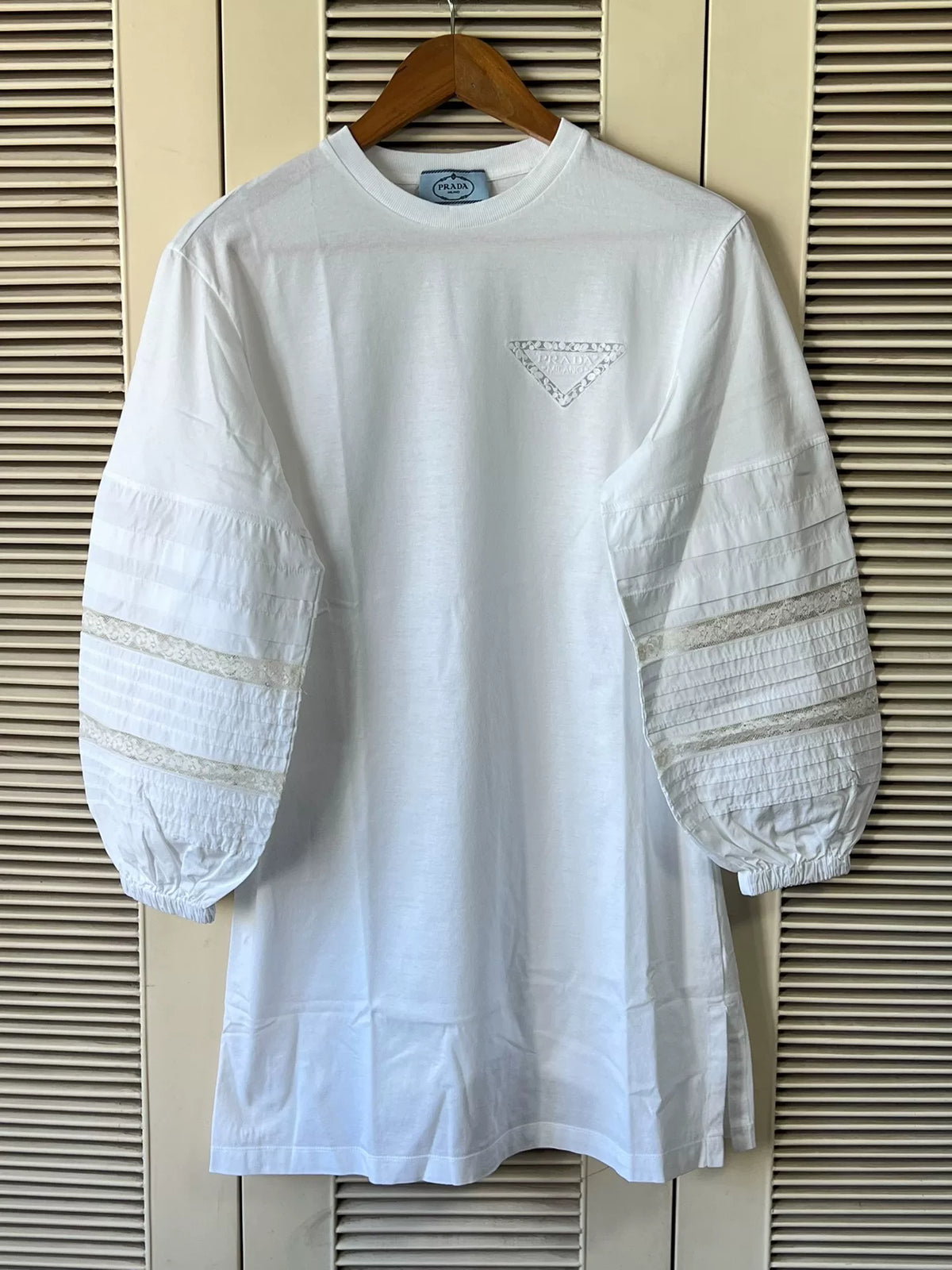 Prada Triangle Logo Dress