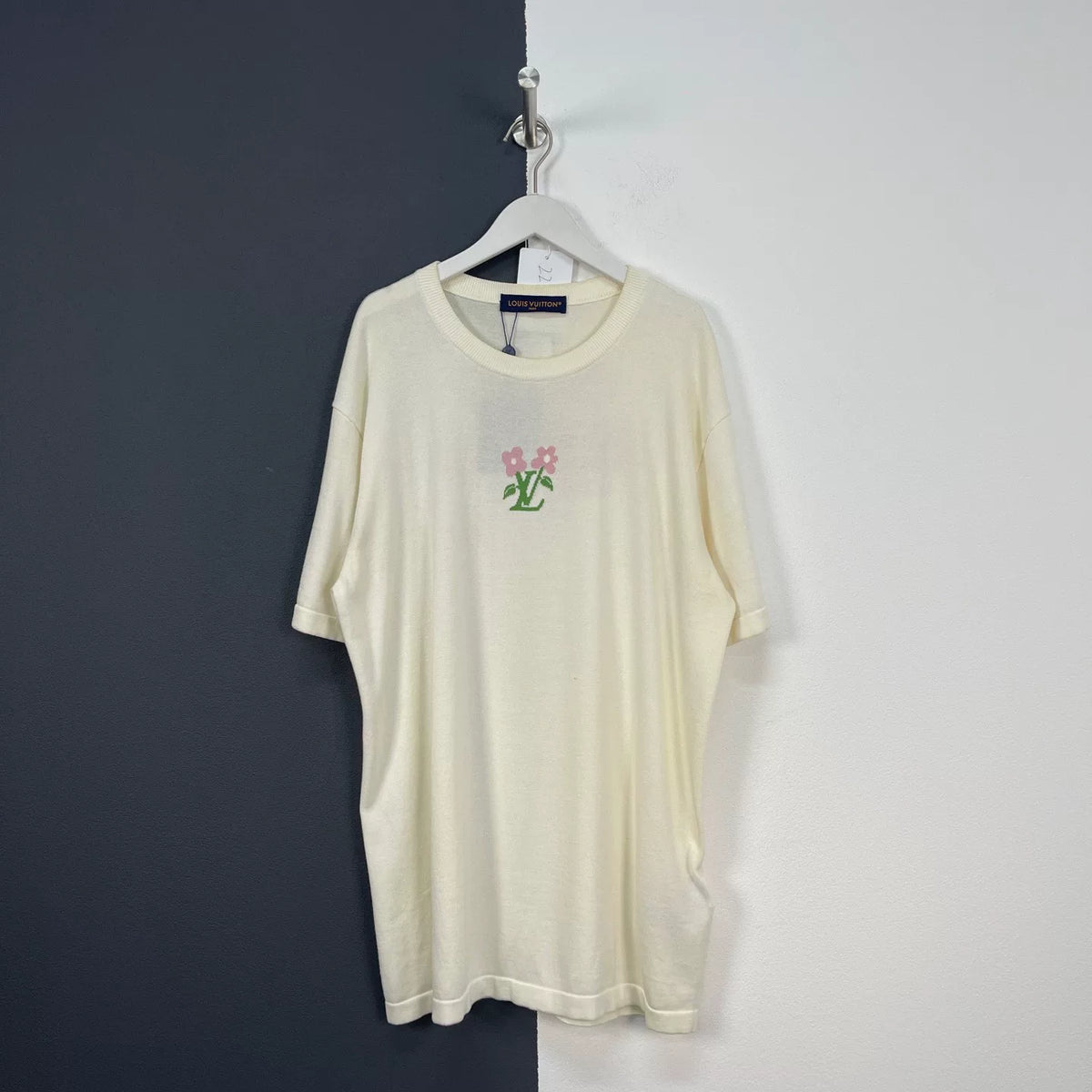 Louis Vuitton LV Floral Knit Short-Sleeve Shirt