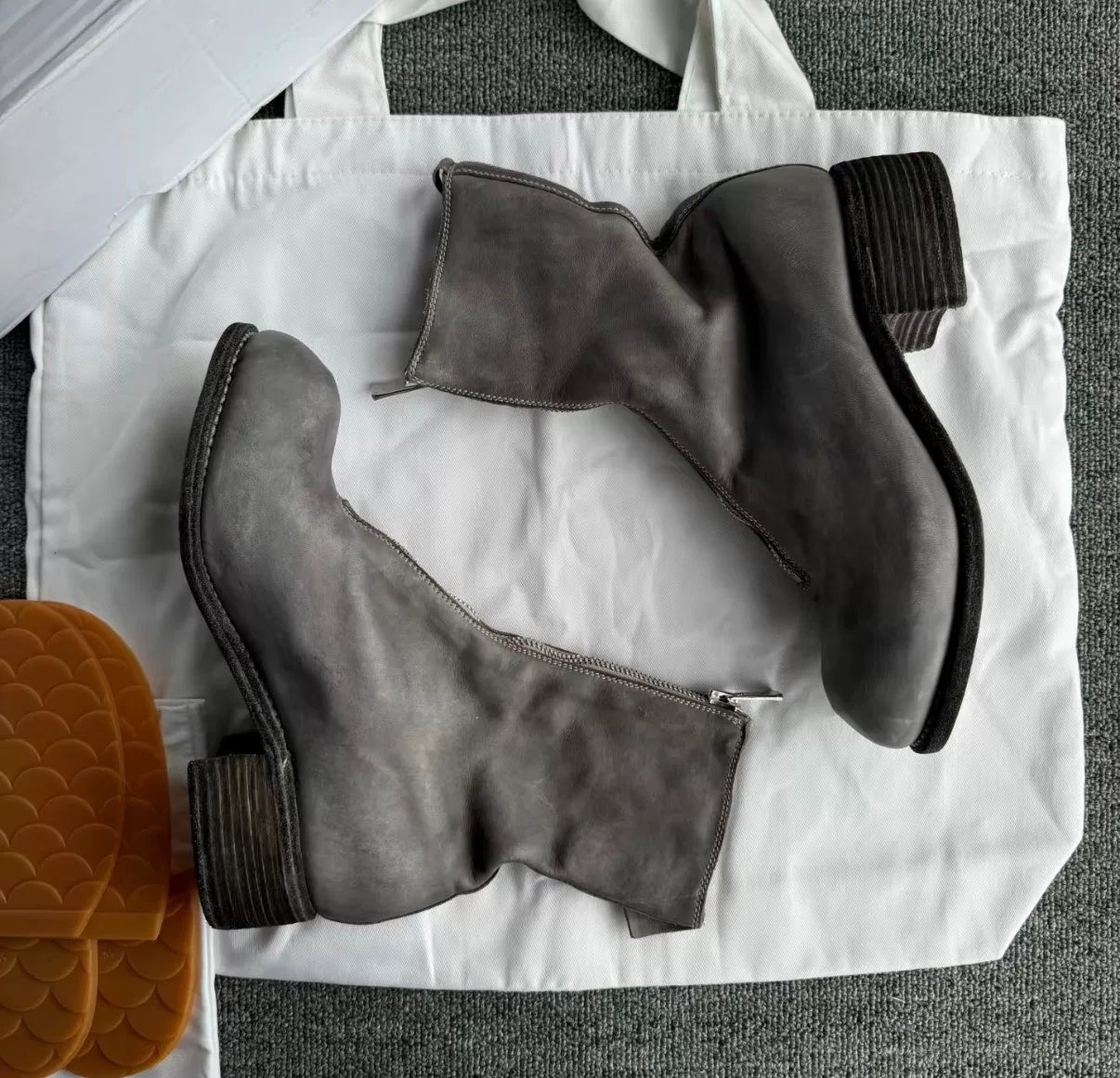 Guidi Pl2 Gray Boots