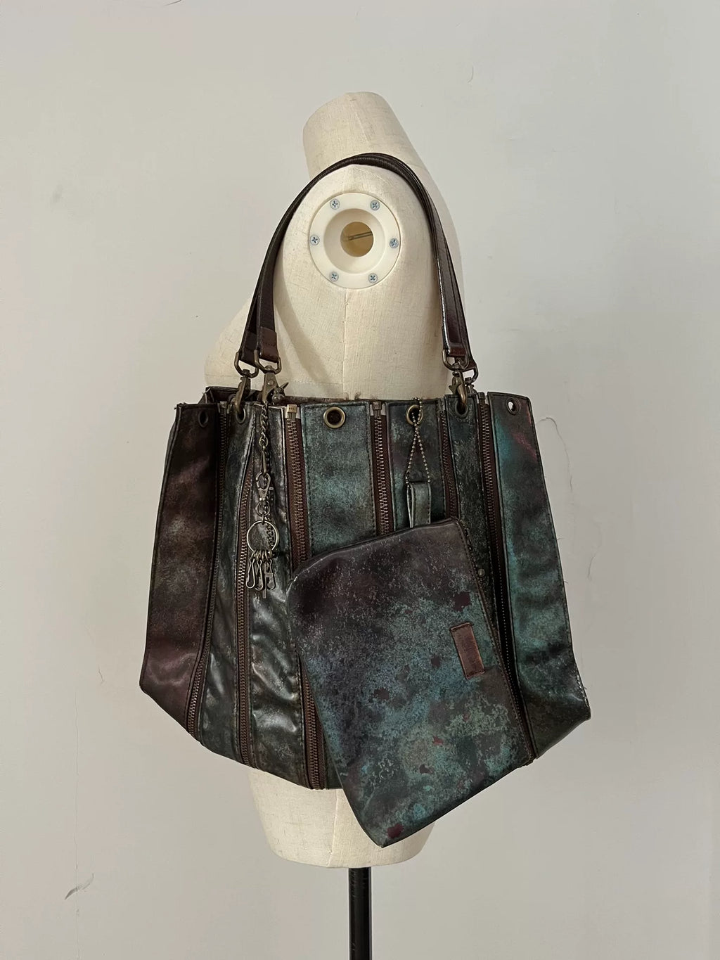 Jean Paul Gaultier Jade Beetle Deconstructed Handbag