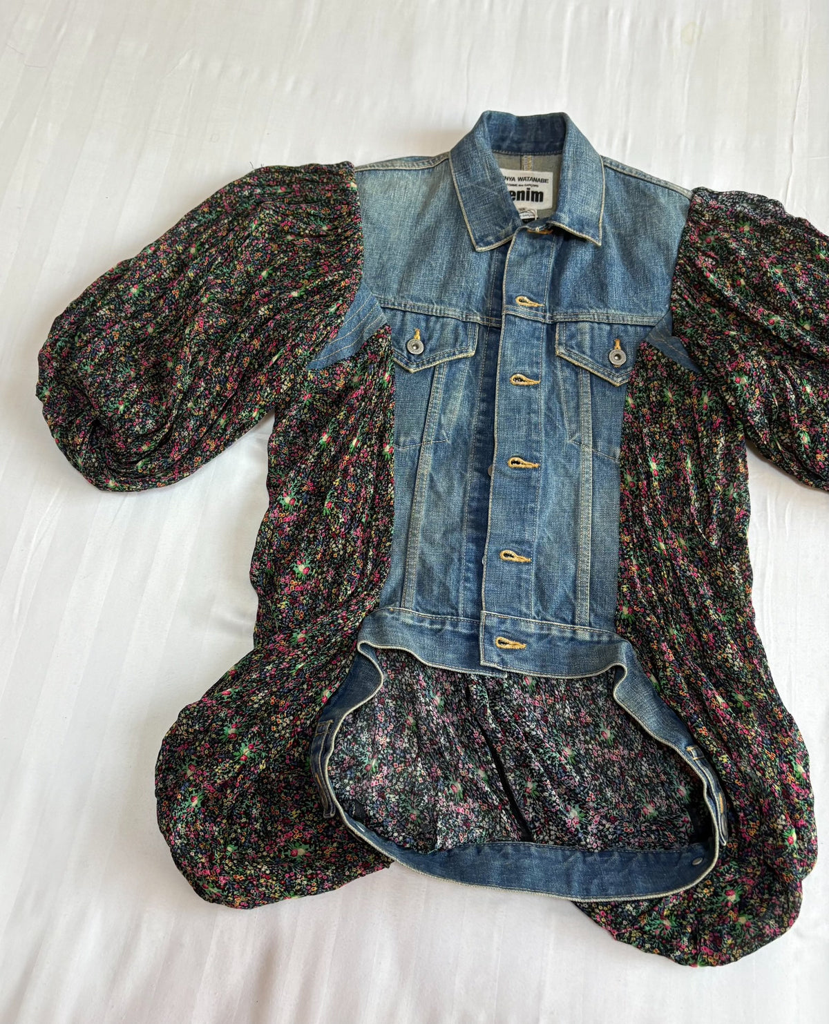 JUNYA WATANABE Patchwork Denim Shirt Jacket