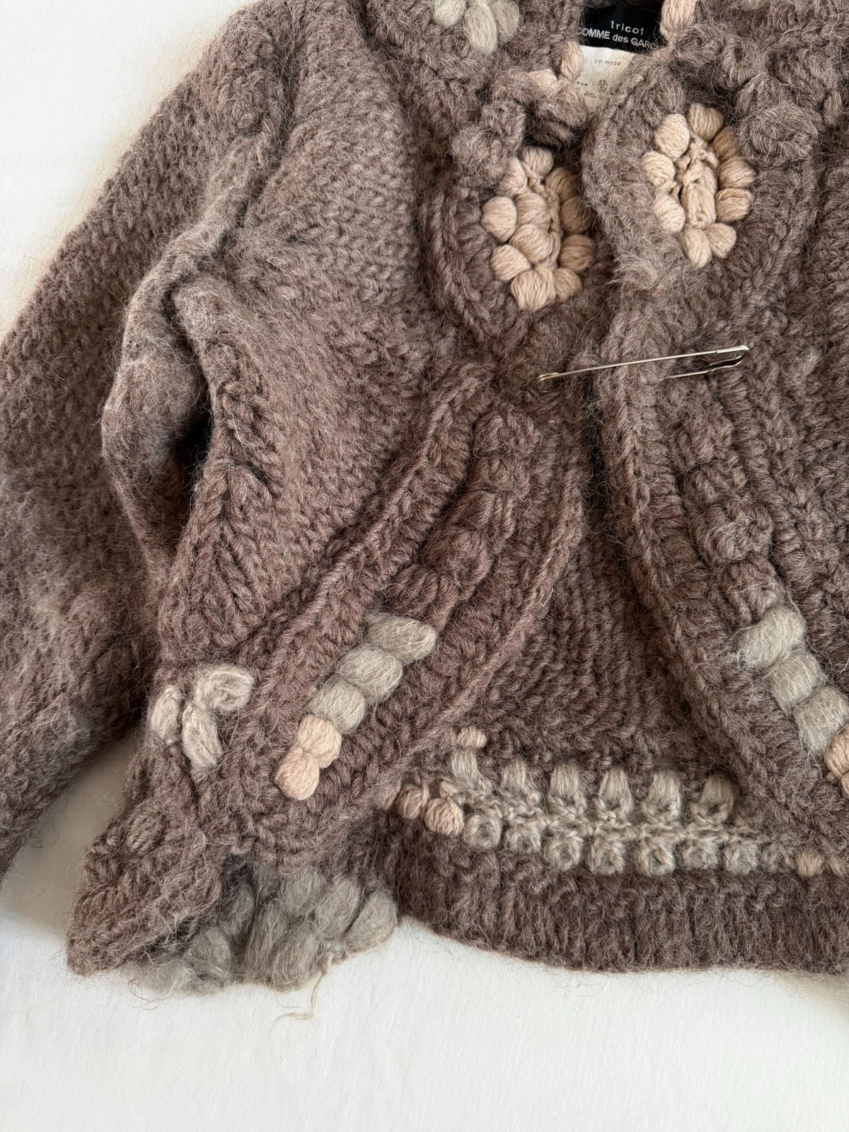 Comme Des Garcons Rei Kawakubo 2005 Tricot line crochet sweater