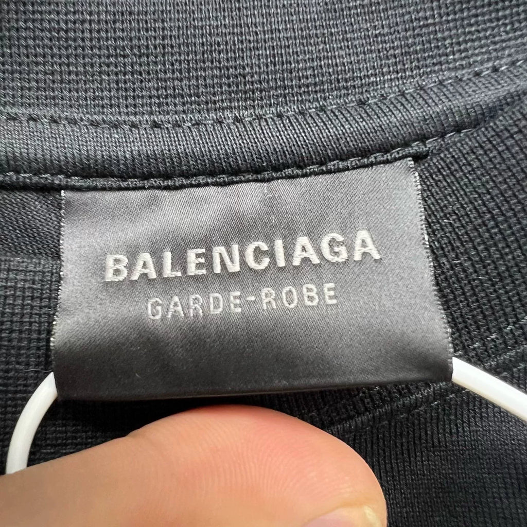 Balenciaga SS23 Letter Logo Geometric Print Short Sleeve Top