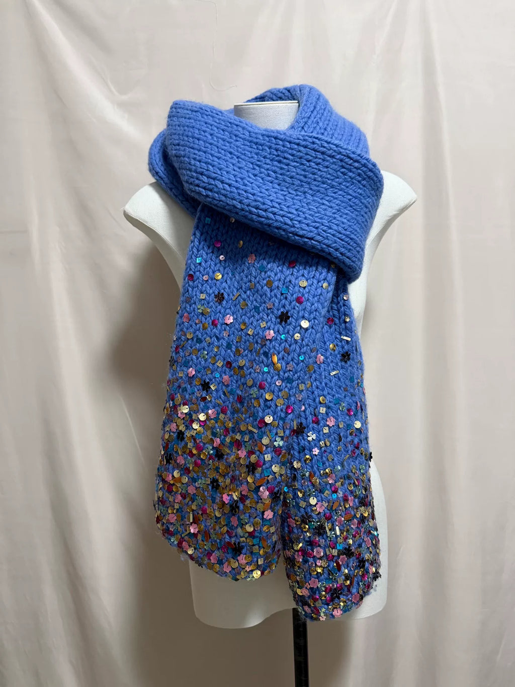 Dries Van Noten Sequin Fringe Scarf