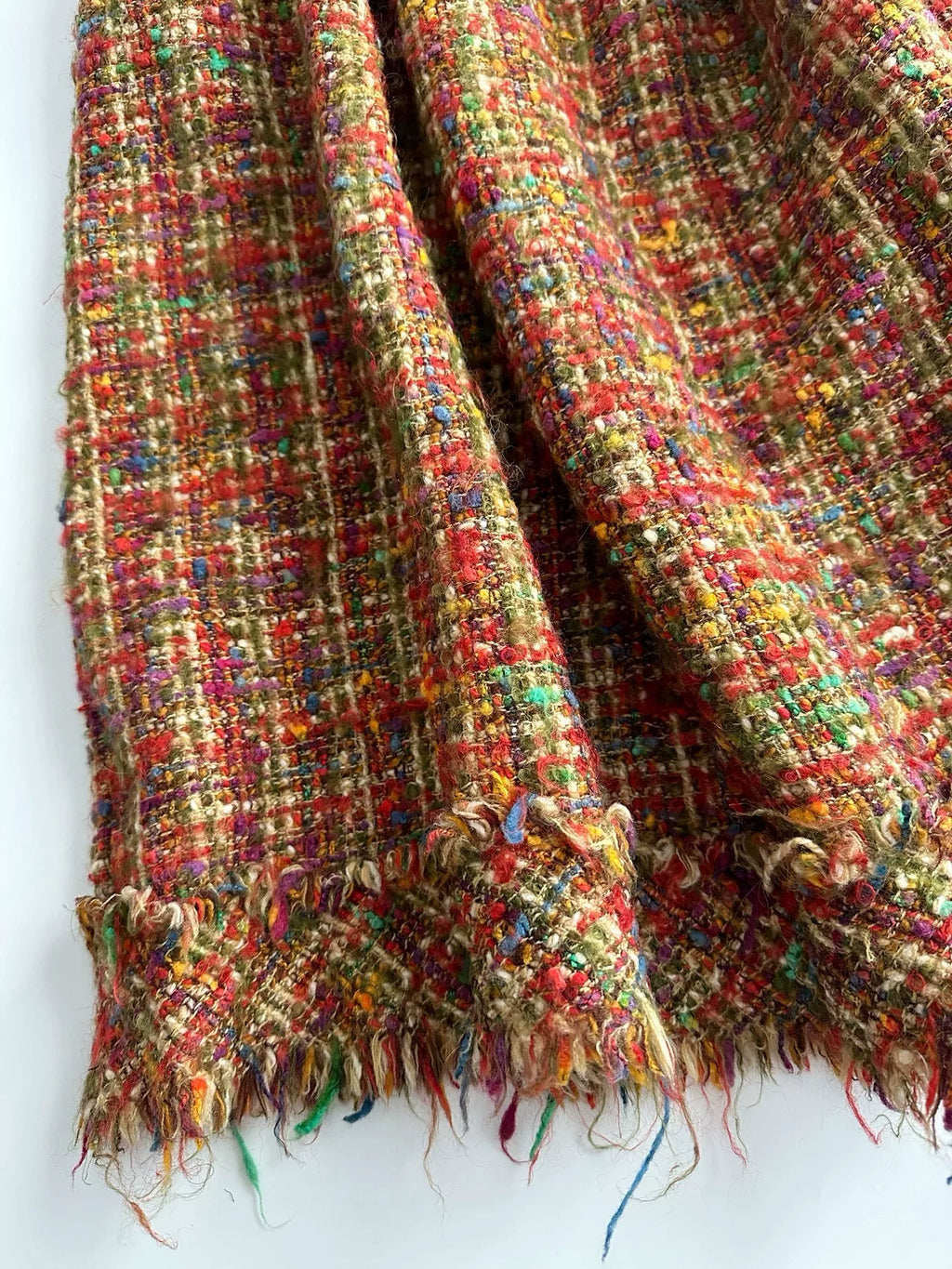 Junya Watanabe 2000 rough pattern wool skirt
