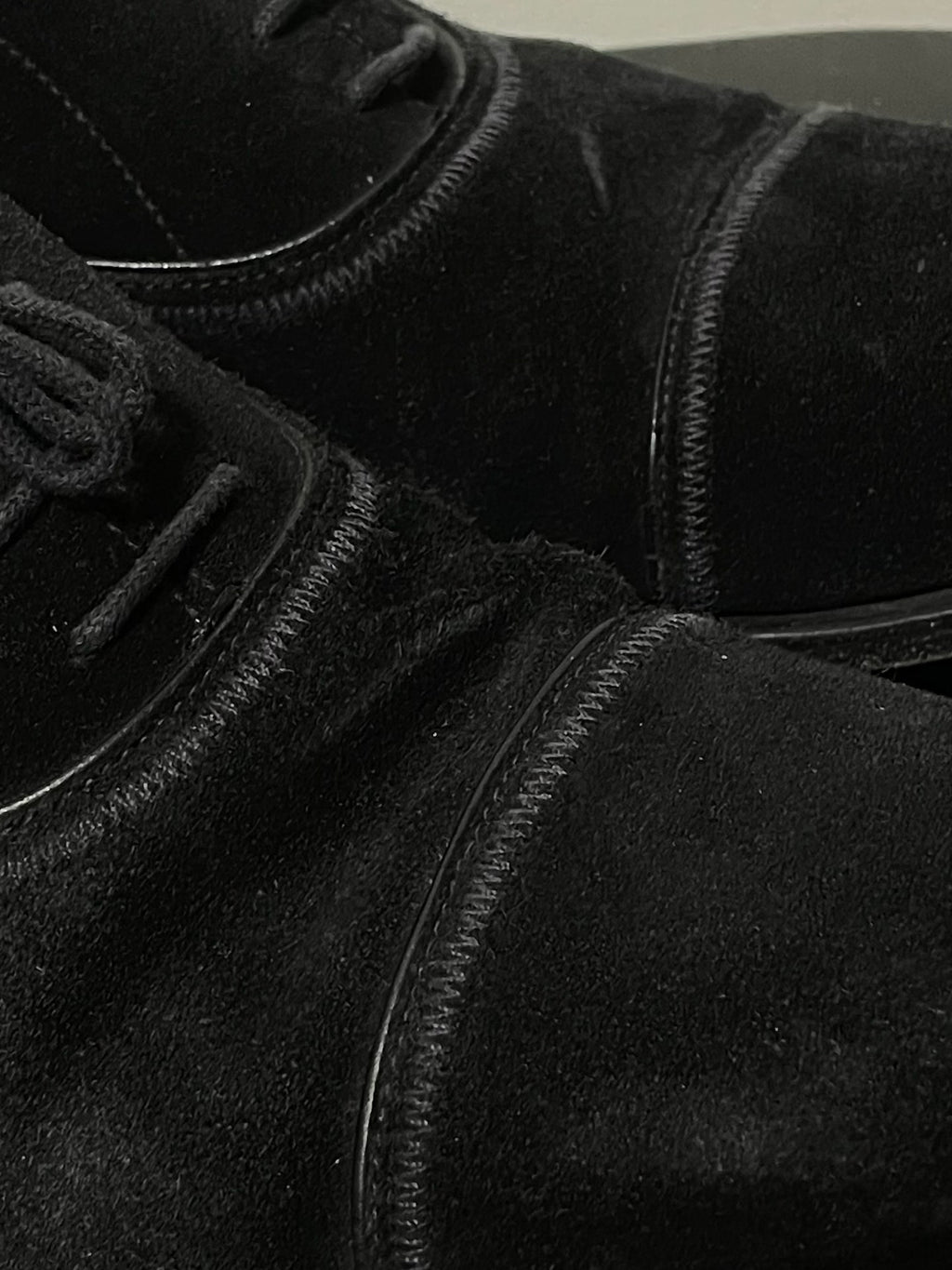 Prada Suede Stitch Derby Shoes