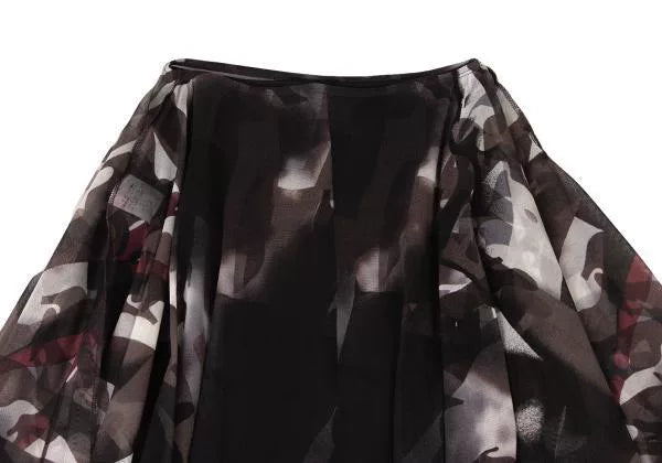 Jean Paul Gaultier Vintage Pattern Mesh Skirt