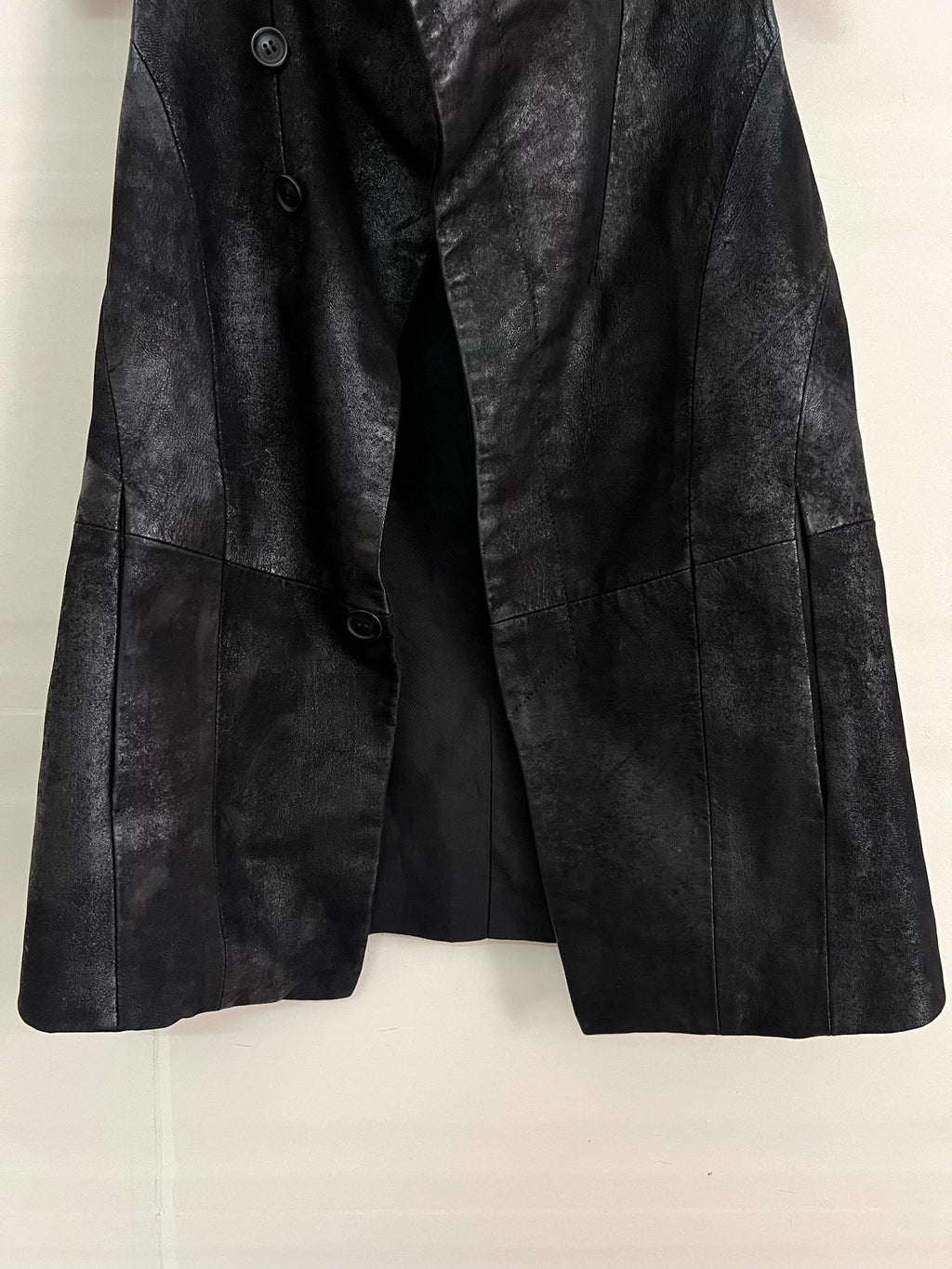 Julius_7 Distressed Lamb Leather Vest