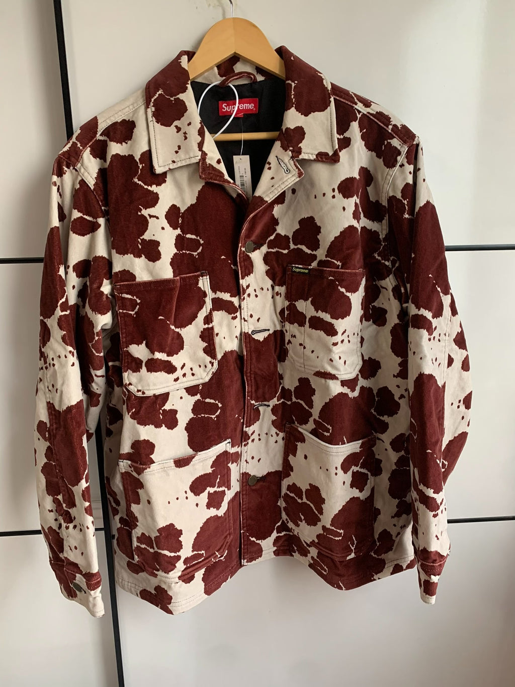 Supreme SS20 Week 1 Velvet Chore Coat
