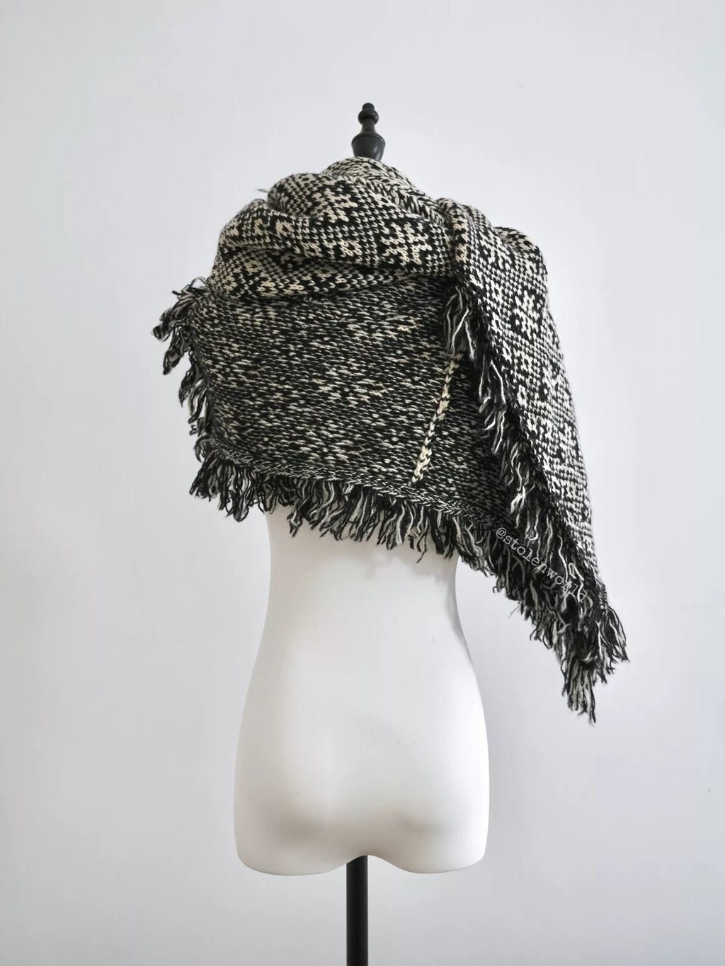 Yohji Yamamoto Wool Fringe Cape - Devines