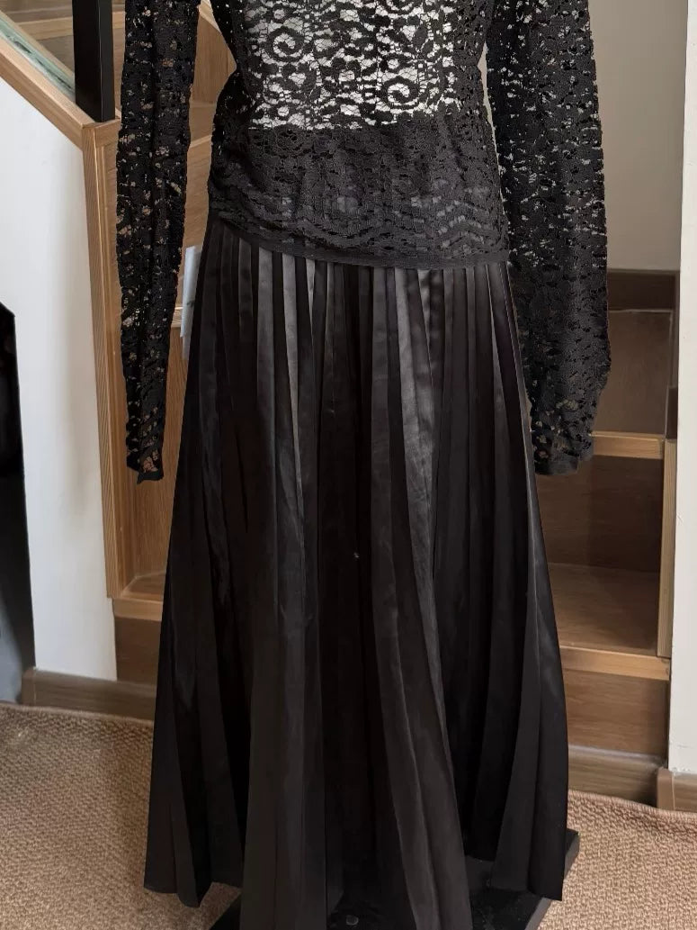 JUNYA WATANABE Black Pleated Skirt