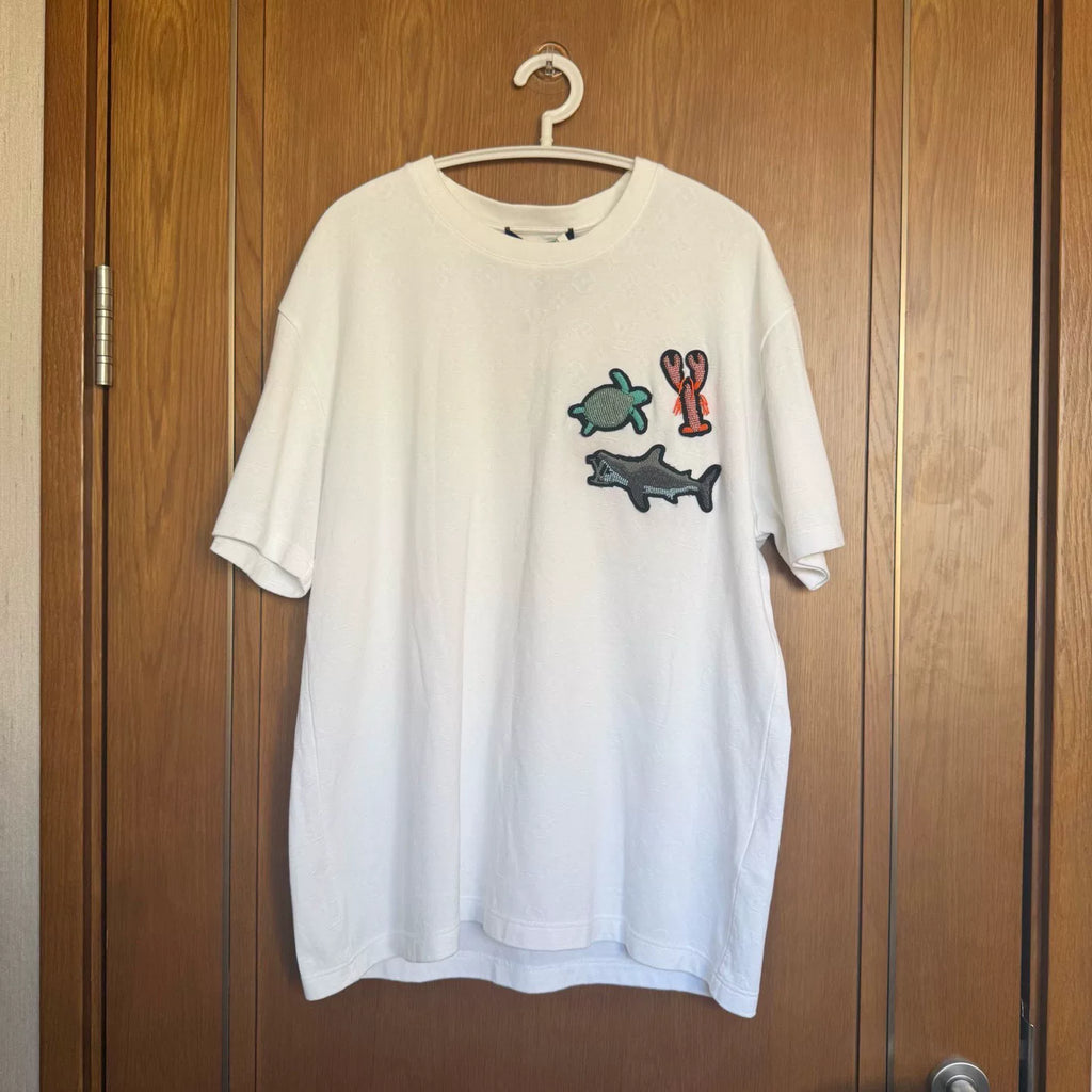 Louis Vuitton Tonal Monogram Full Print Short Sleeve Top