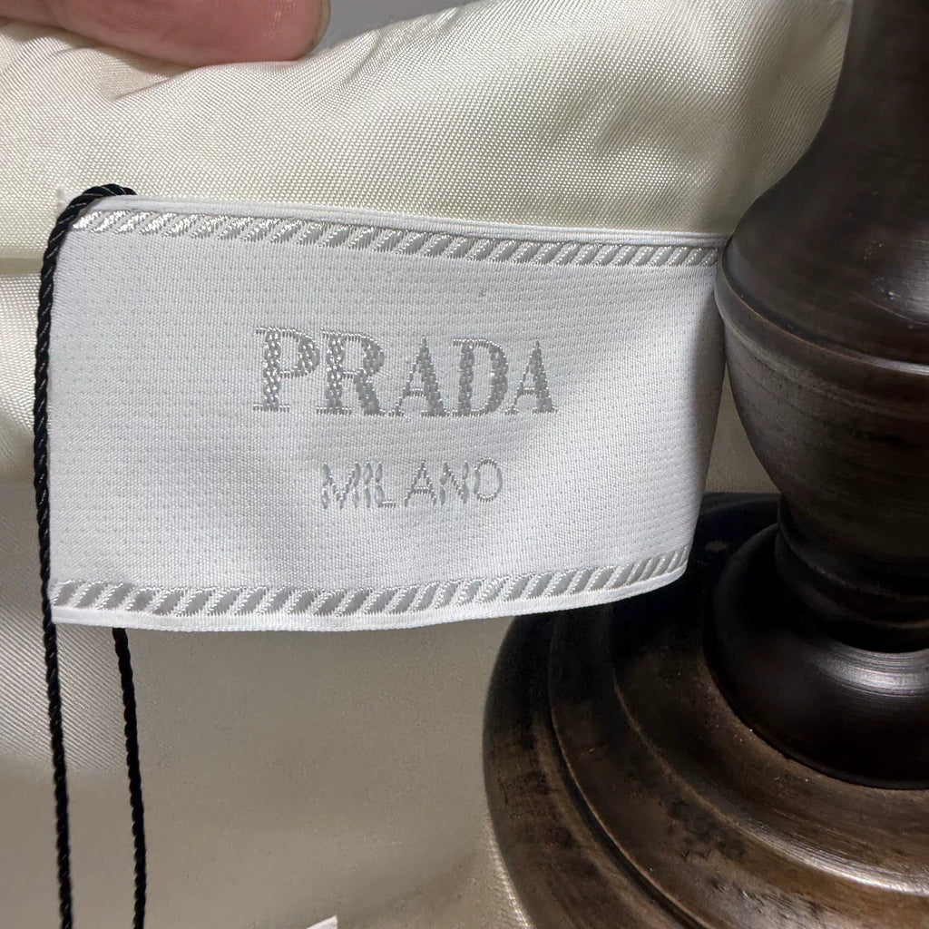 Prada Nylon Triangle Logo Short Sleeve Shirt