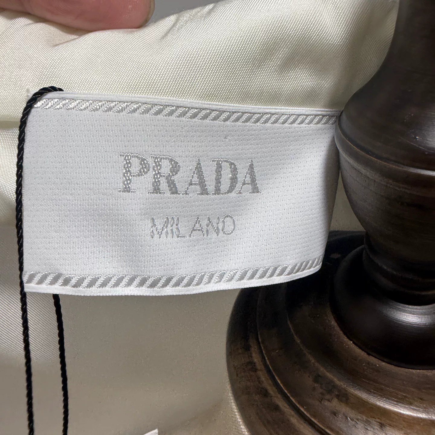 Prada Nylon Triangle Logo Short Sleeve Shirt