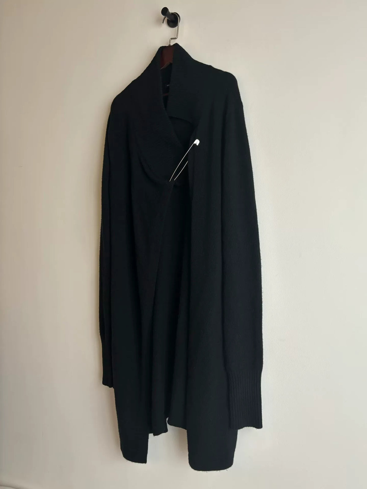Ann Demeulemeester | Paperclip Wool Coat