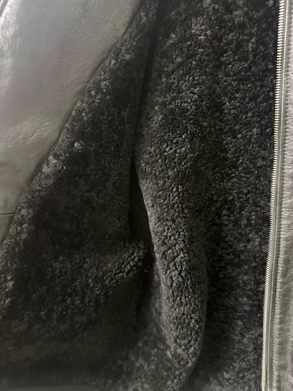 Saint Laurent Black MA-1 Leather Jacket