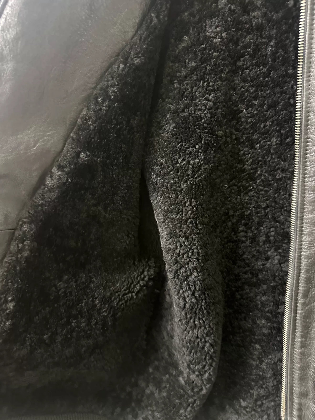 Saint Laurent Black MA-1 Leather Jacket