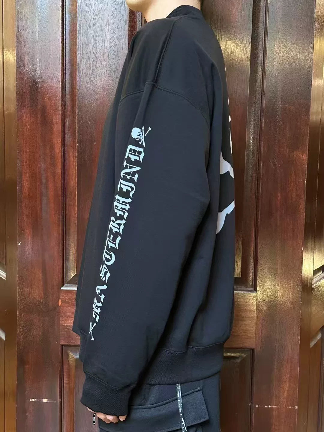 mastermind Japan SS25 Black Boxy Logo Sweatshirt