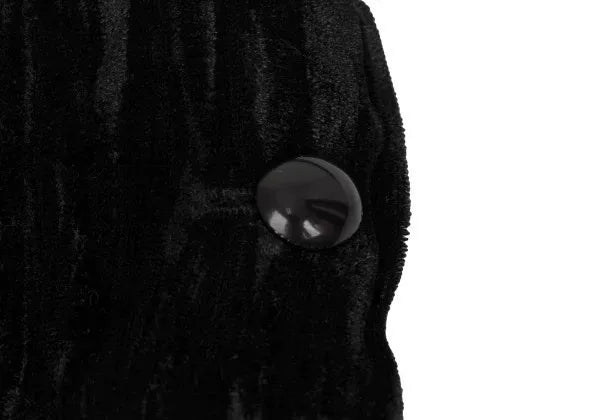 Issey Miyake Vintage Black Silk Velvet Top
