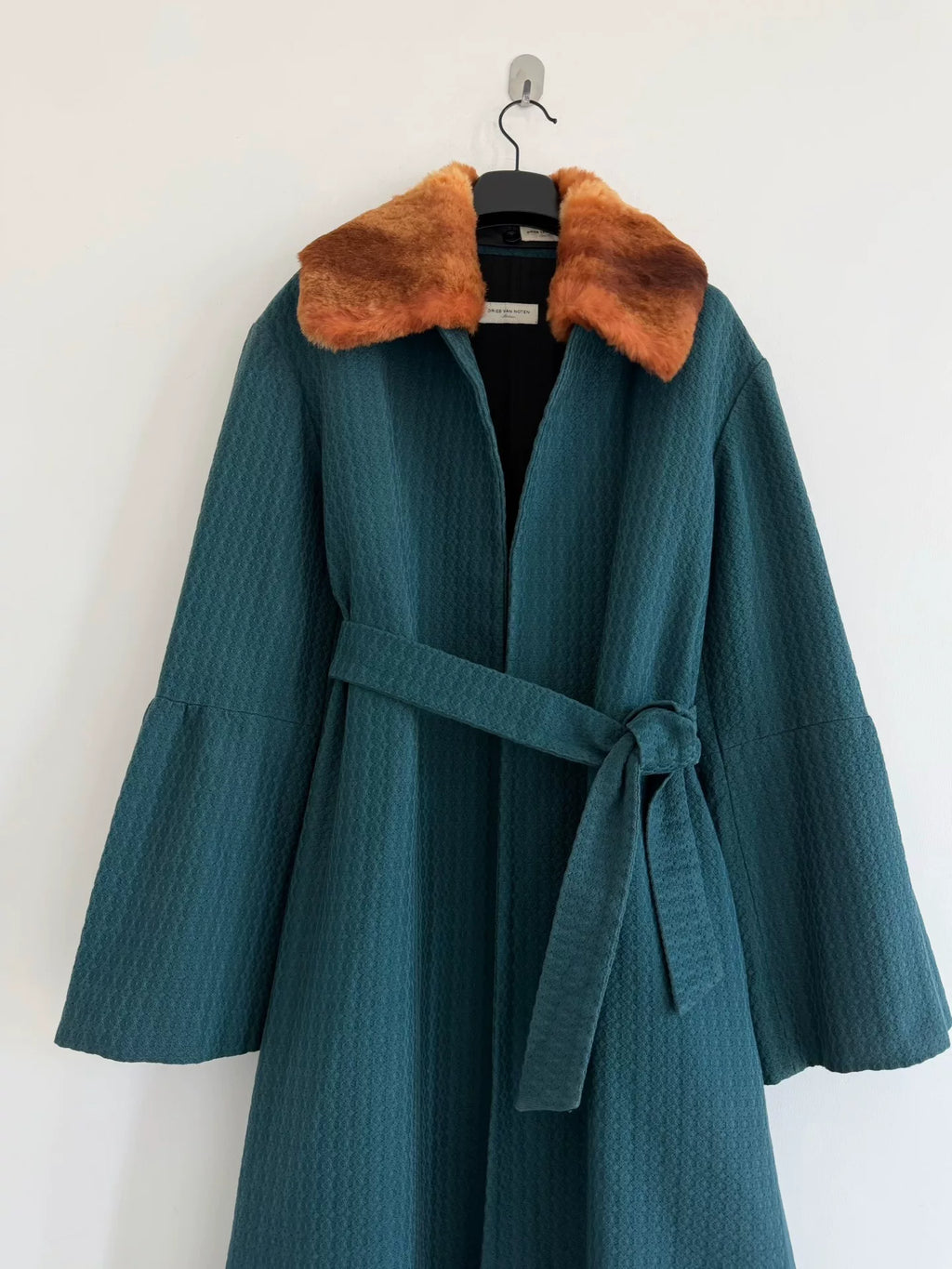 Dries van Noten Blue Runway Coat