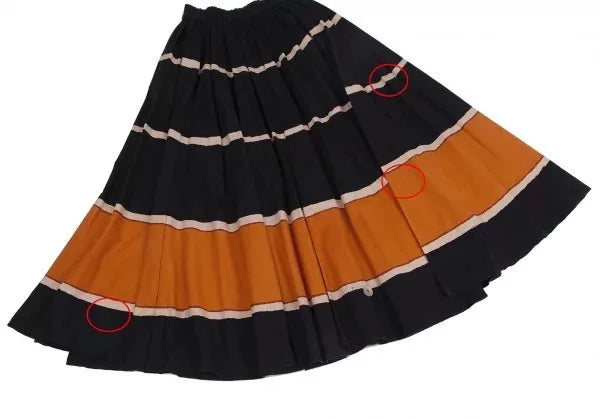 Issey Miyake Vintage Yellow Striped Skirt