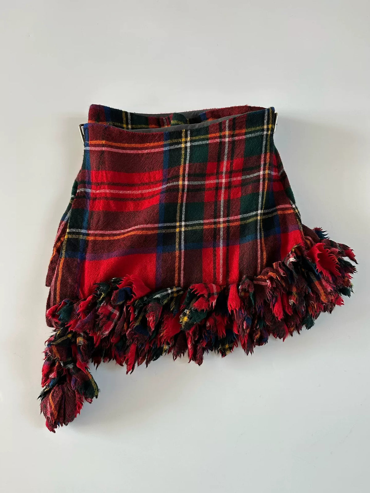 Comme Des Garcons Rei Kawakubo 2000 runway show piece, heavyweight three-dimensional pleated mini skirt