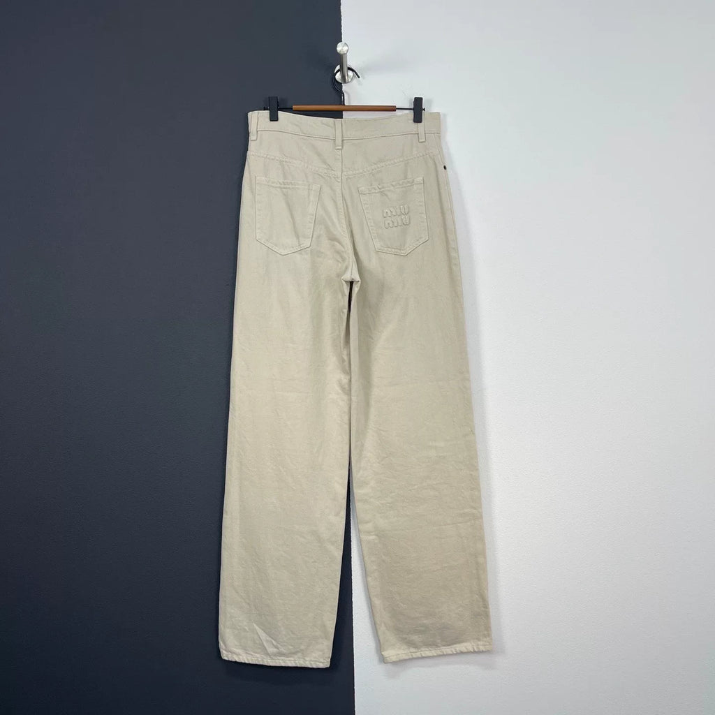 Miu Miu pocket logo jeans