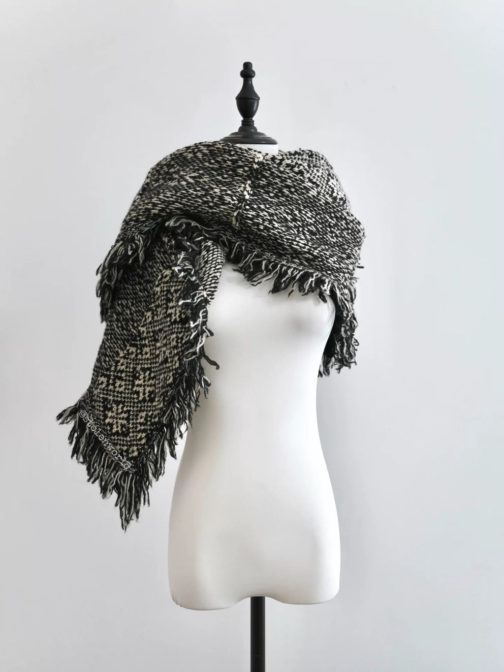 Yohji Yamamoto Wool Fringe Cape - Devines