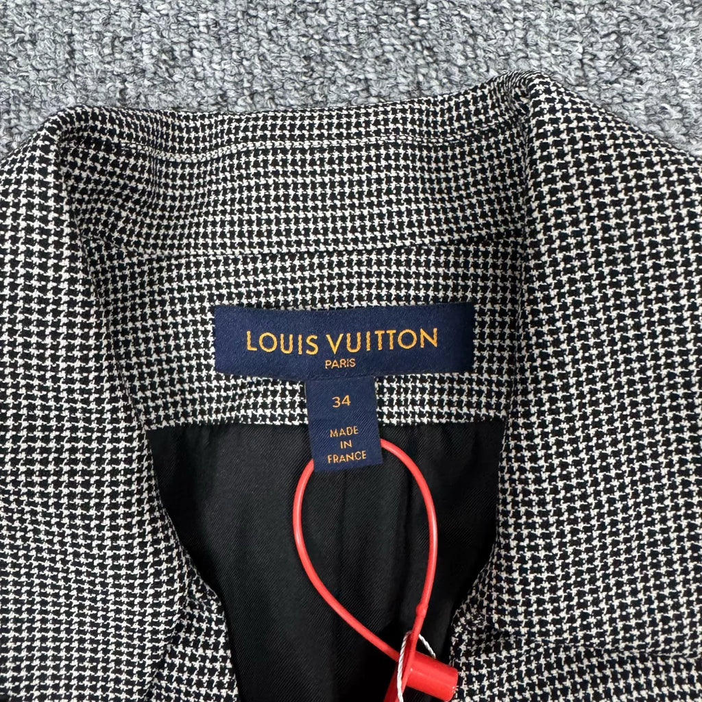 Louis Vuitton LV runway piece houndstooth blazer