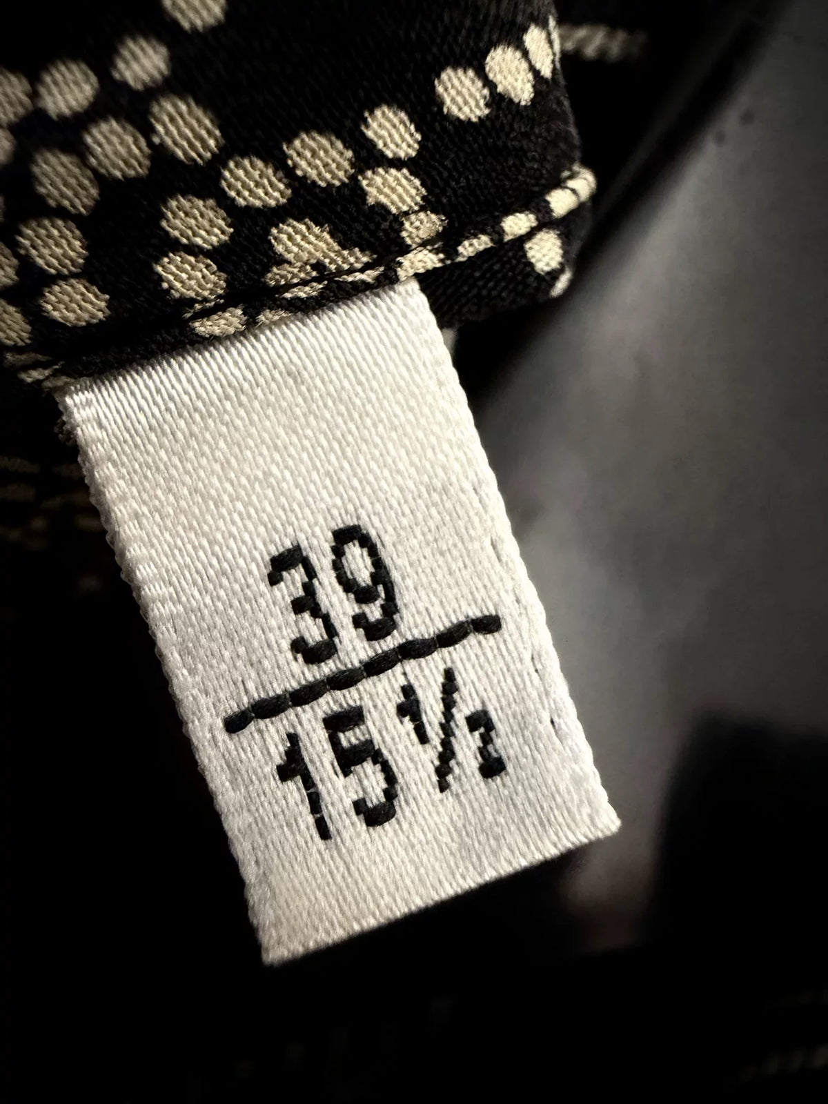 Saint Laurent Paris SS18 Black Paisley Polka Dot Striped Silk Shirt